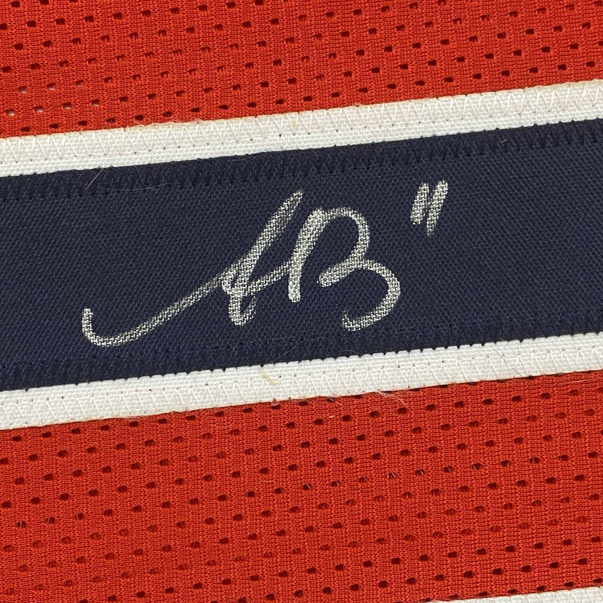 Autographed/Signed AJ A.J. Brown Tennessee Red Football Jersey JSA COA