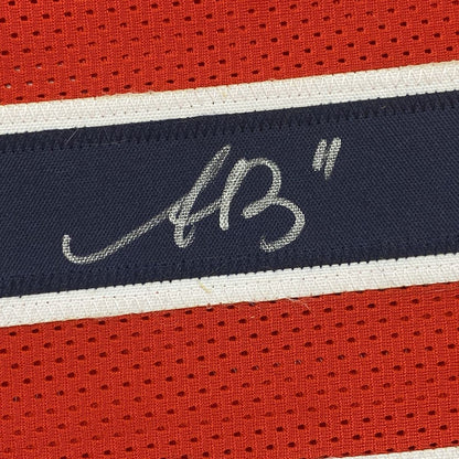 Autographed/Signed AJ A.J. Brown Tennessee Red Football Jersey JSA COA