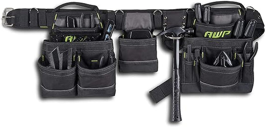 AWP Tool Belt, Tool Rig, Durable, Premium Tool Belt Organizer