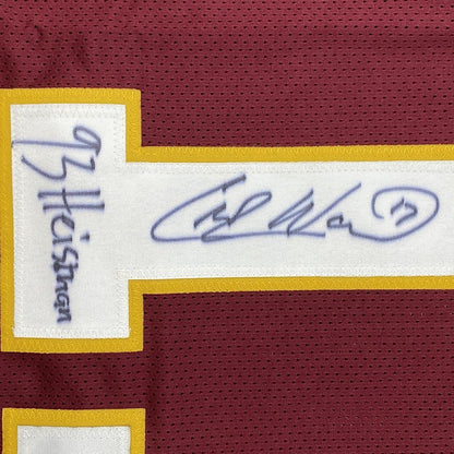 Autographed/Signed Charlie Ward 93 Heisman Florida State FSU Maroon College Football Jersey JSA COA
