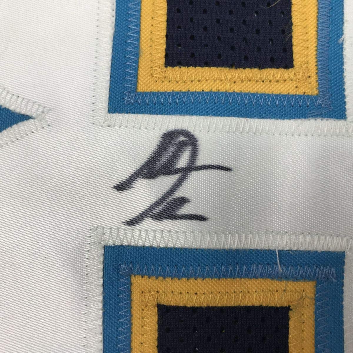 Autographed/Signed Antonio Gates Los Angeles LA Dark Blue Football Jersey Beckett BAS COA