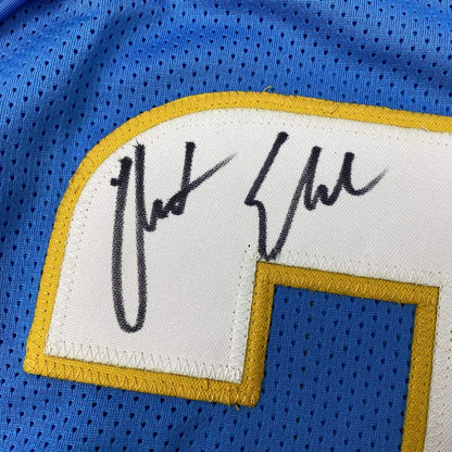 Autographed/Signed Austin Ekeler Los Angeles LA Powder Blue Football Jersey PSA/DNA COA