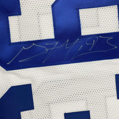 Autographed/Signed Gerald McCoy Dallas White Football Jersey PSA/DNA COA