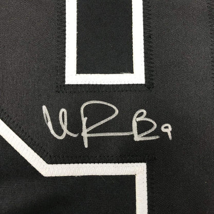 Framed Autographed/Signed Ivan Provorov 35x39 Philadelphia Black Stadium Series Hockey Jersey Beckett BAS COA