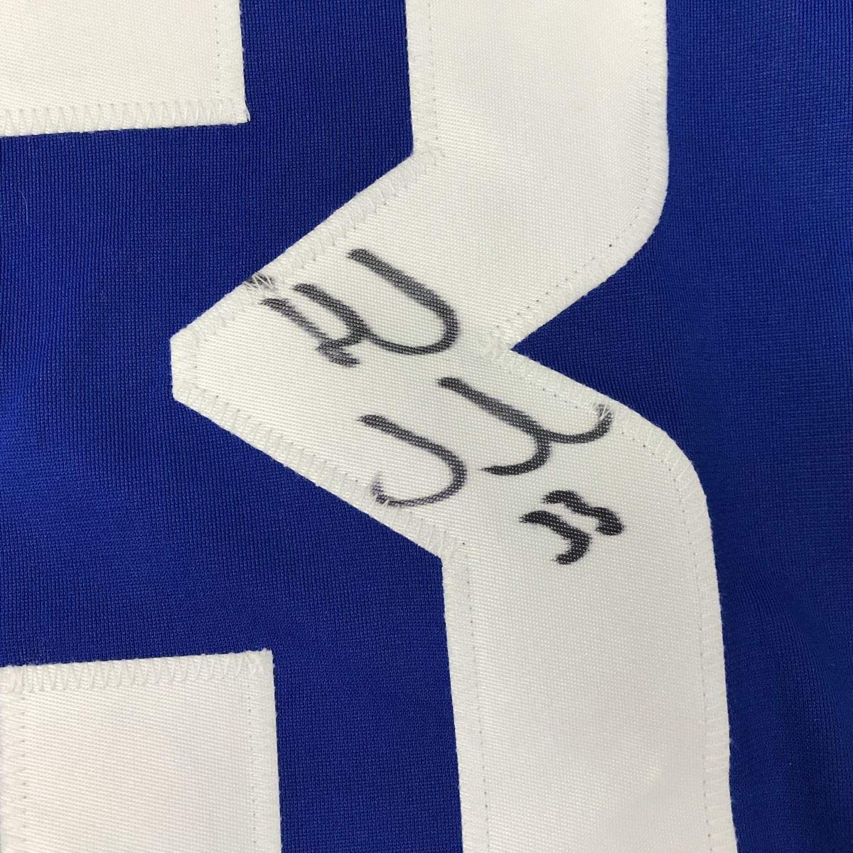 Autographed/Signed Henrik Sedin Vancouver Blue Hockey Jersey JSA COA Holo Only