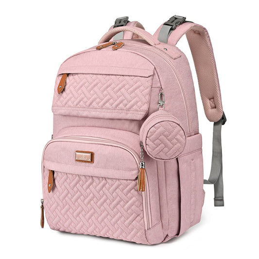 BabbleRoo Diaper Bag Backpack, Unisex Bags with Changing Pad, Pacifier Case & Stroller Straps, Multifunction Waterproof Travel Back Pack for Boys Girls, Army Green