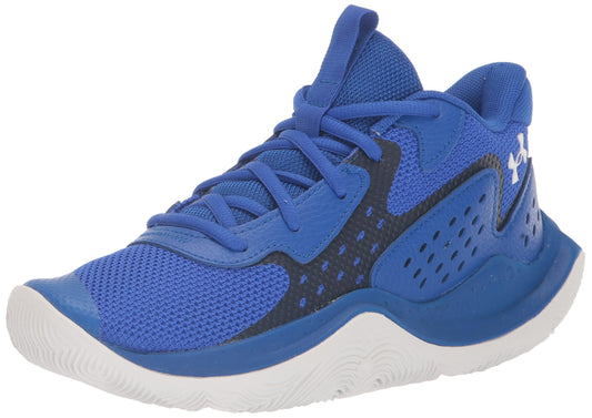 Under Armour Grade School Jet '23 Basketball Shoe, (400) Team Royal/Midnight Navy/White, 4.5 US Unisex Big Kid