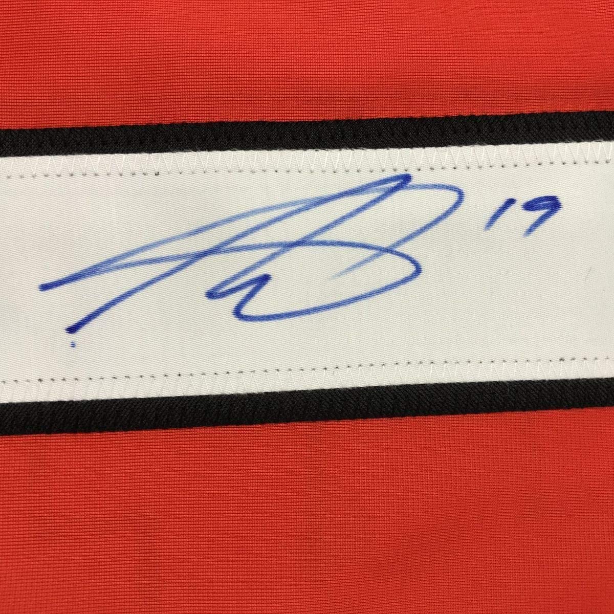 Framed Autographed/Signed Nolan Patrick 35x39 Philadelphia Orange Hockey Jersey Beckett BAS COA