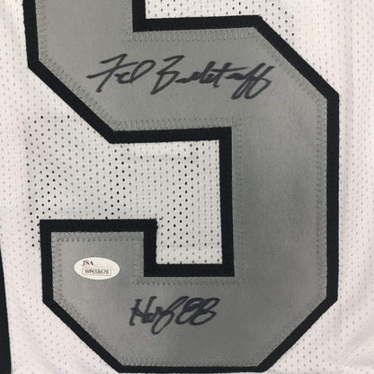 Autographed/Signed Fred Biletnikoff HOF 88 Oakland Color Rush Football Jersey JSA COA