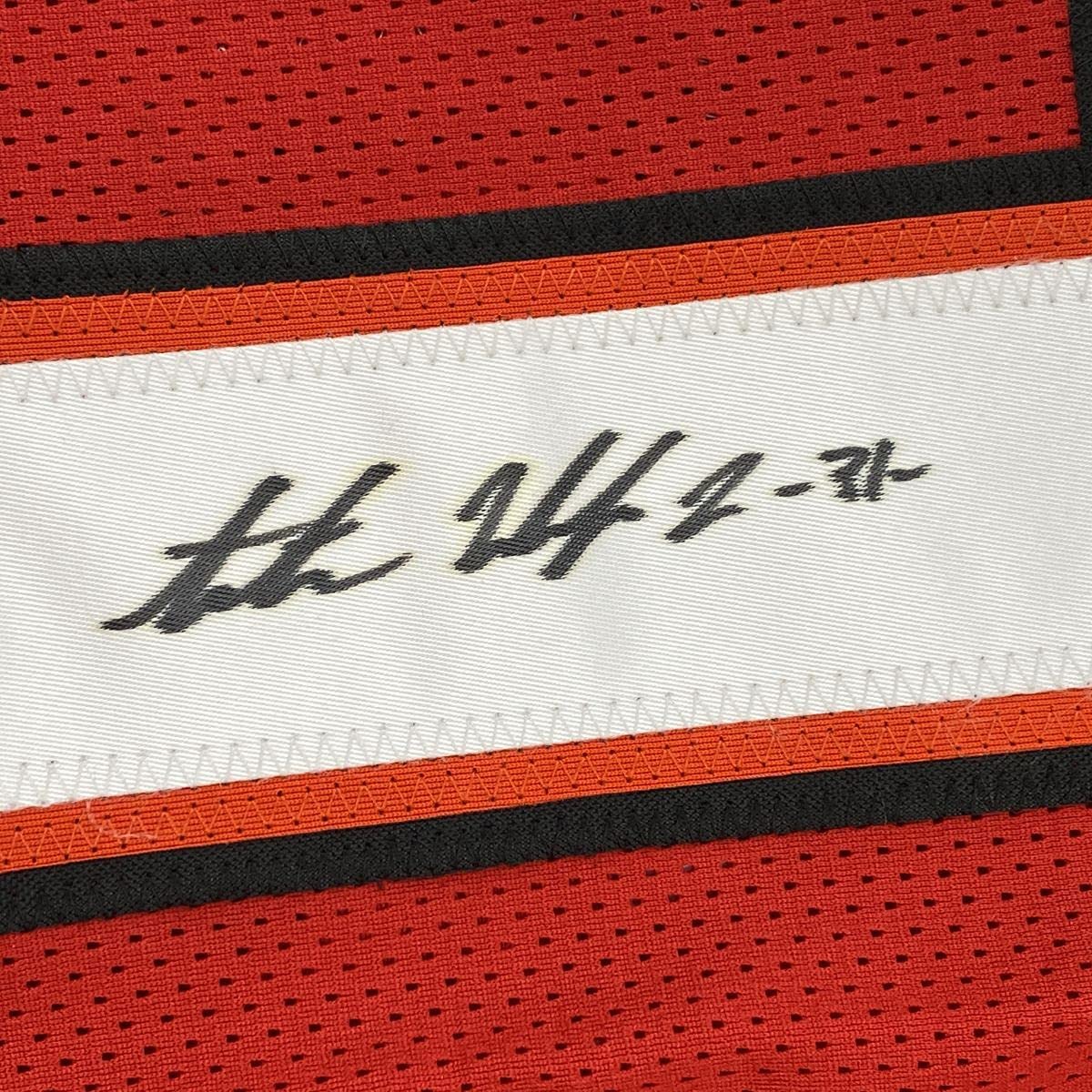 Autographed/Signed Antoine Winfield Jr Tampa Bay Red Football Jersey PSA/DNA COA