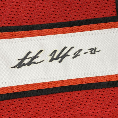 Autographed/Signed Antoine Winfield Jr Tampa Bay Red Football Jersey PSA/DNA COA