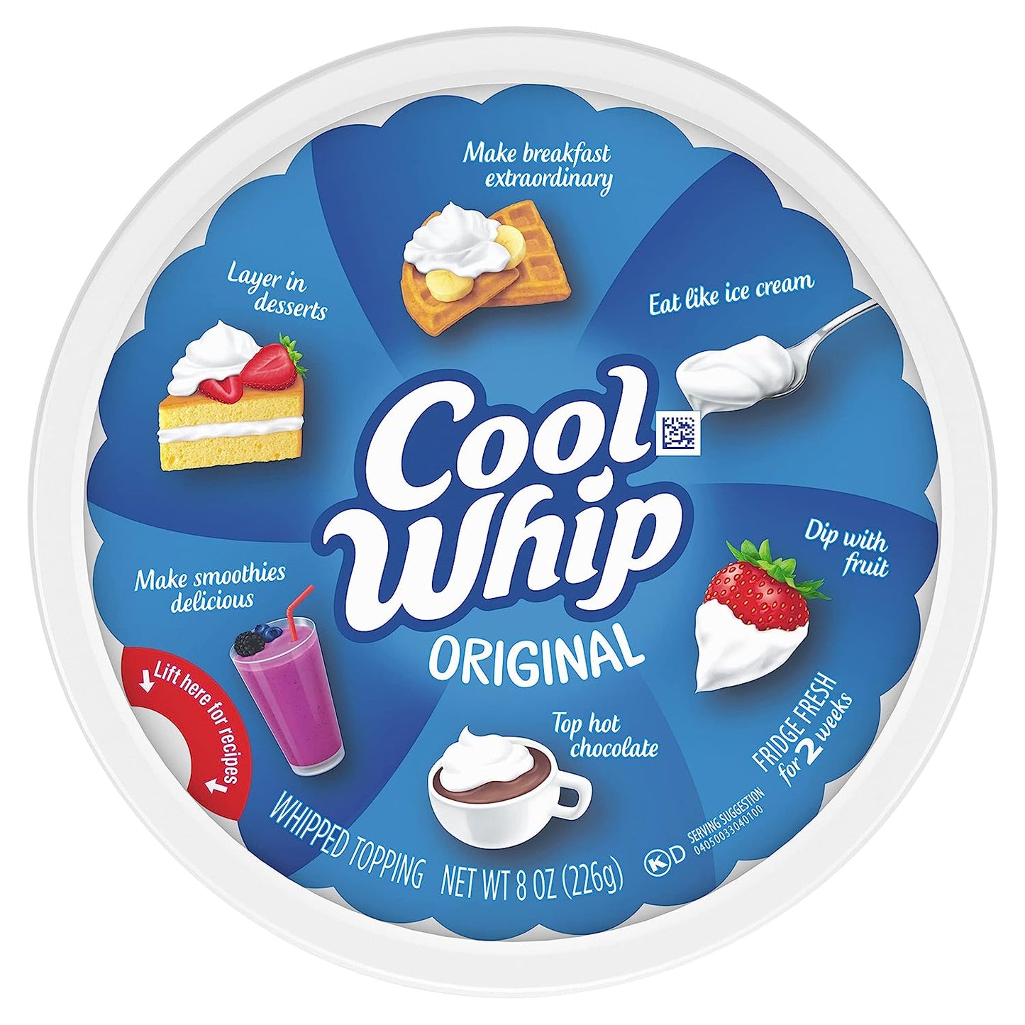 Cool Whip Original Whipped Cream Topping (8 oz Tub)