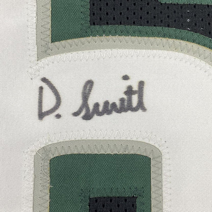 Autographed/Signed Devonta Smith Philadelphia Black Football Jersey Beckett BAS COA