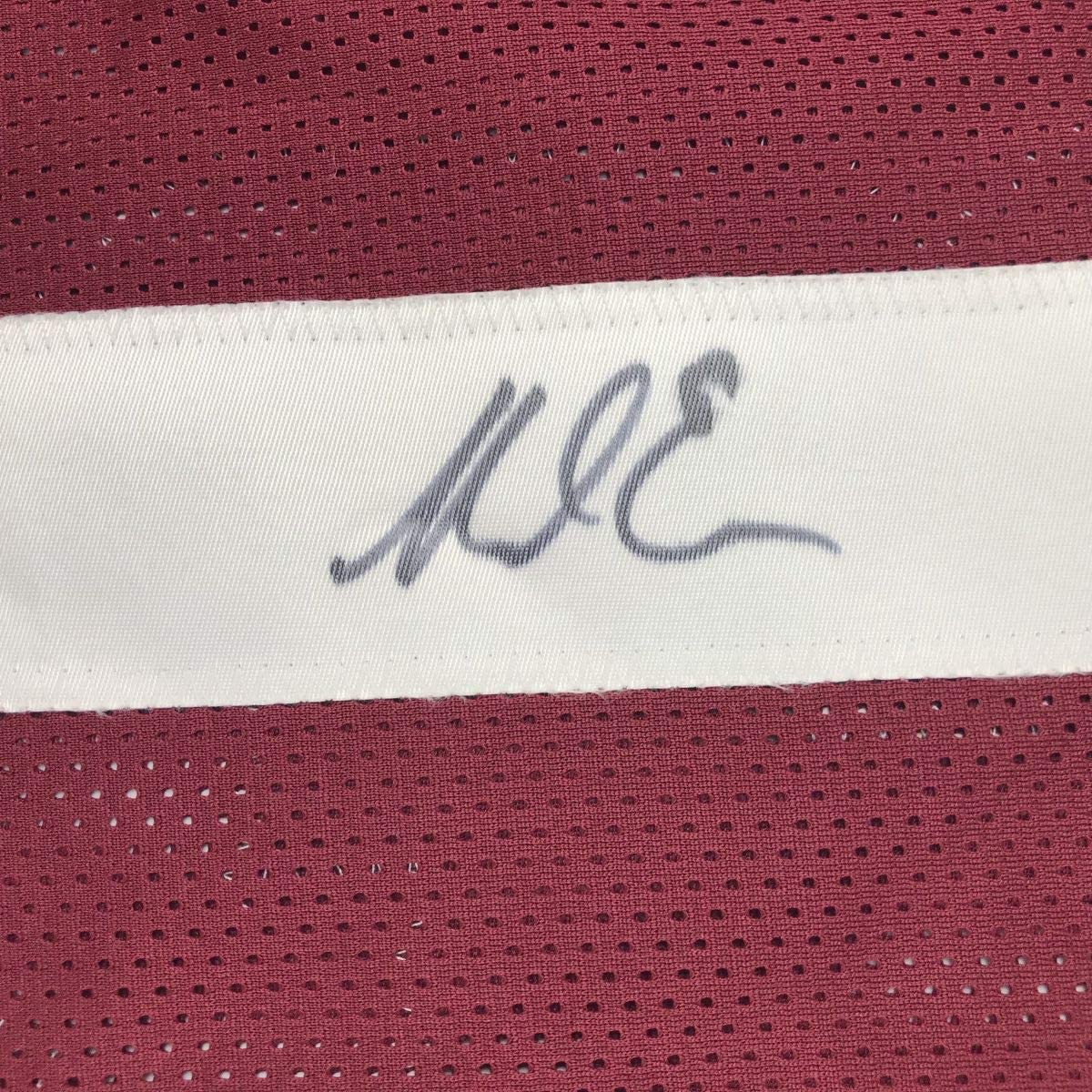 Autographed/Signed Mike Evans Texas A&M Maroon College Football Jersey PSA/DNA COA