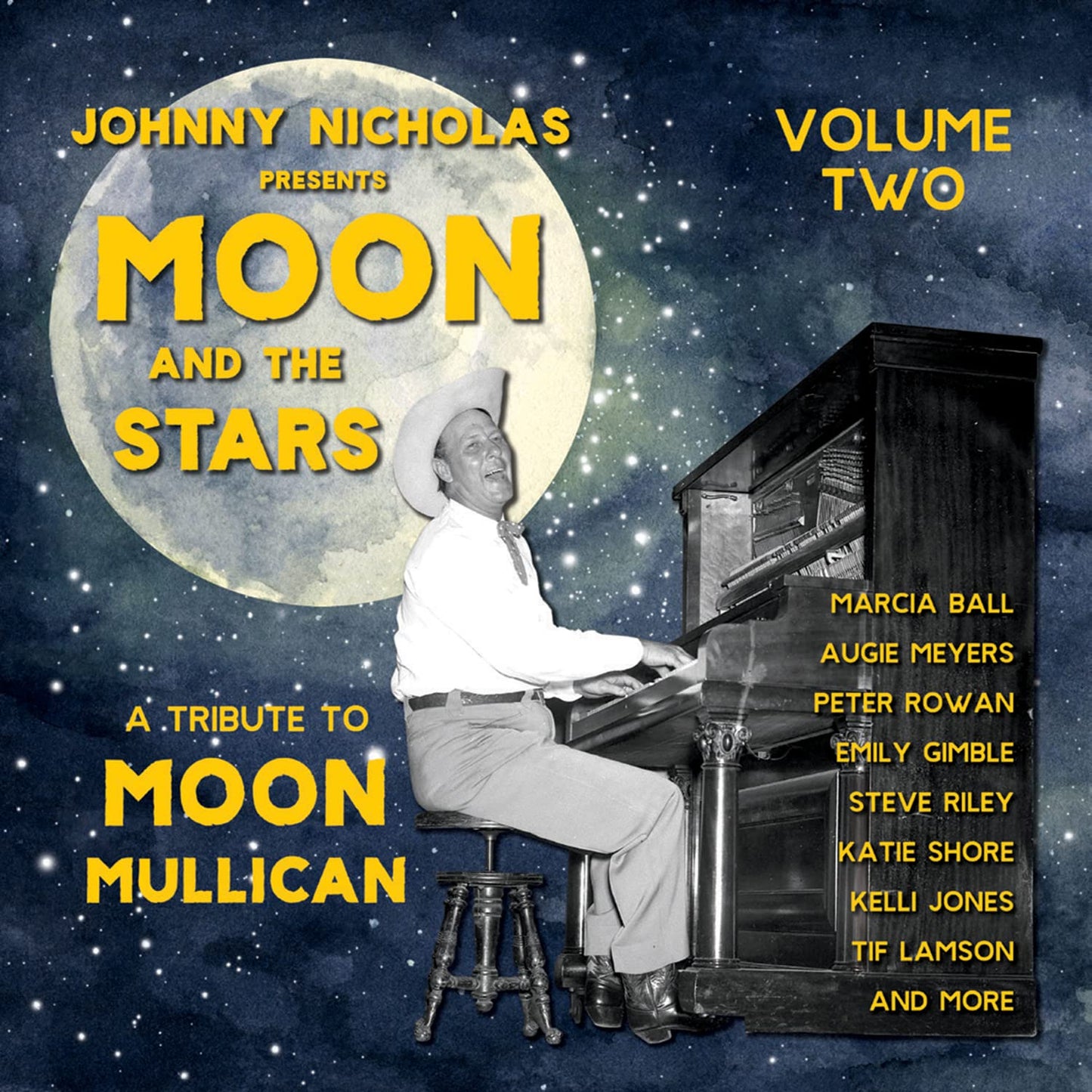 Various Artists - Moon & Stars: Tribute To Moon Mullican 2 (Various Artists) [LP] Vinyl Record