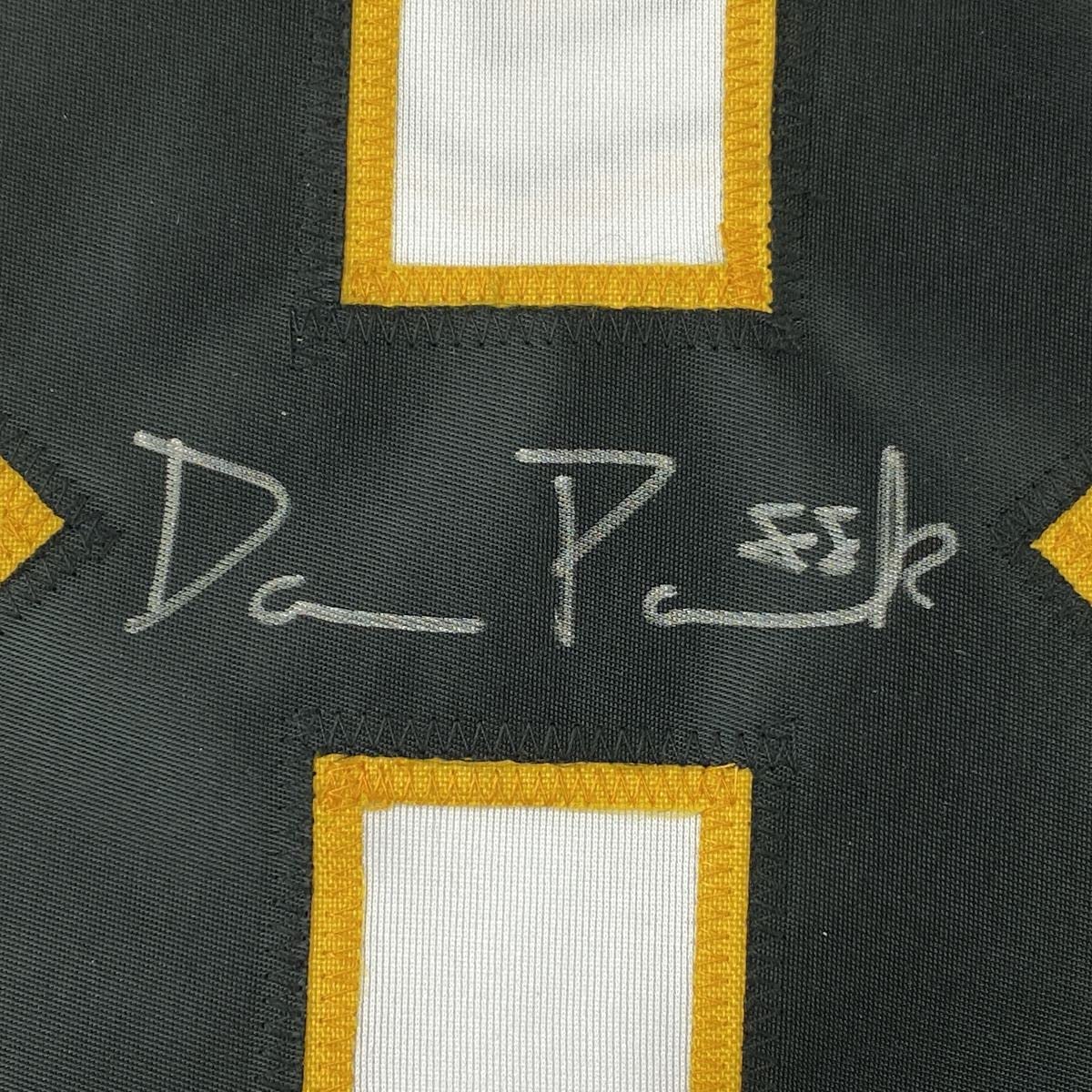 Autographed/Signed David Pastrnak Boston White Hockey Jersey PSA/DNA COA