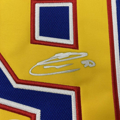 Autographed/Signed Ryan O'Reilly St. Louis Retro Blue Hockey Jersey Beckett BAS COA