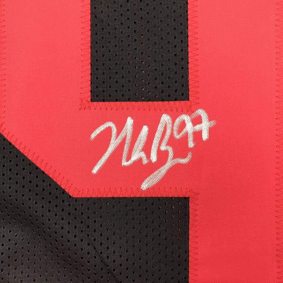 Autographed/Signed Nick Bosa San Francisco Black Football Jersey JSA COA