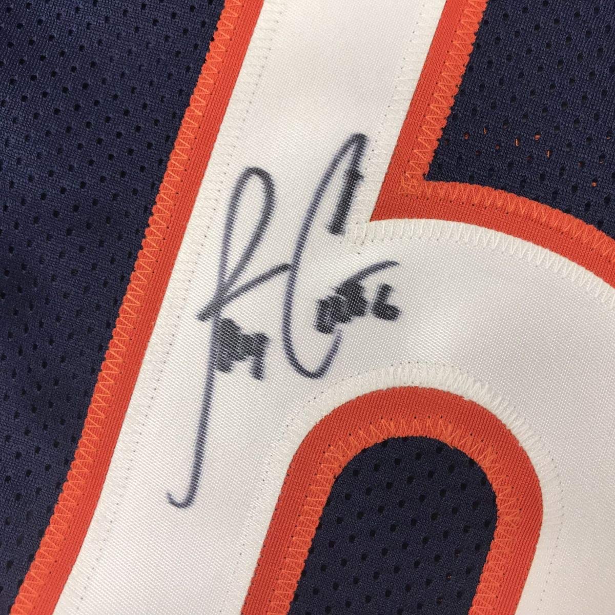 Autographed/Signed Jay Cutler Chicago Blue Football Jersey PSA/DNA COA