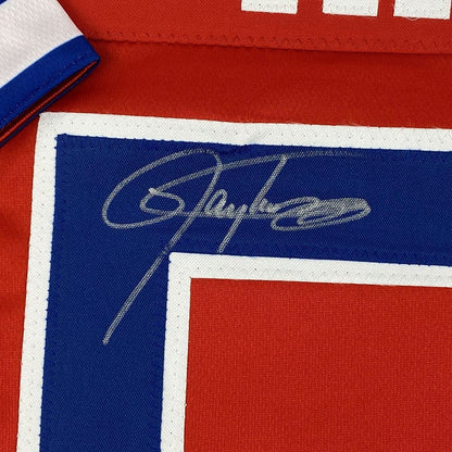 Autographed/Signed Lawrence Taylor New York Red Football Jersey JSA COA