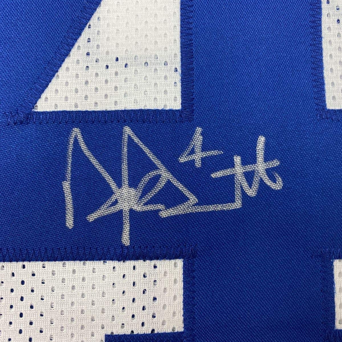 Autographed/Signed Dak Prescott Dallas White Football Jersey JSA COA