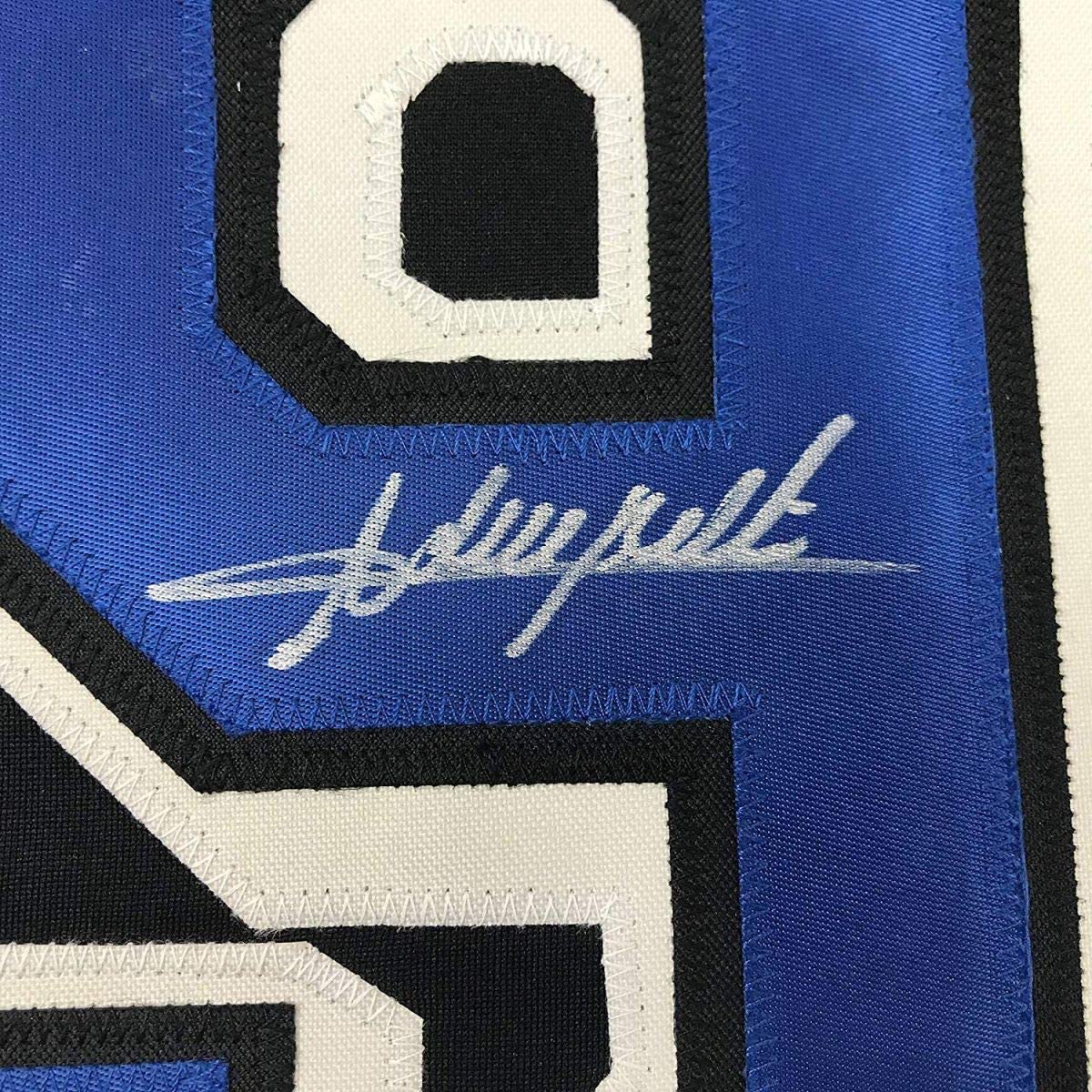 Autographed/Signed Adrian Beltre Texas Black Baseball Jersey JSA COA