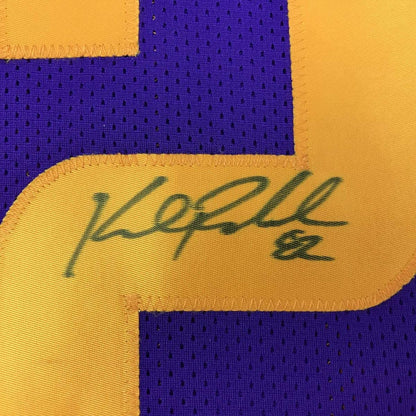 Autographed/Signed Kyle Rudolph Minnesota Color Rush Football Jersey JSA COA
