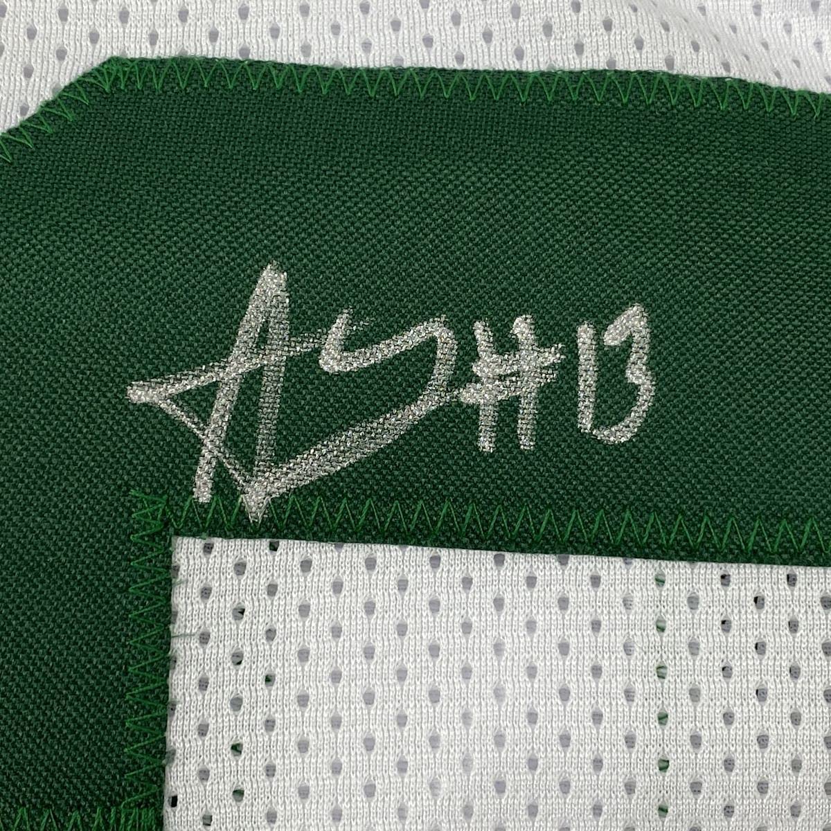 Autographed/Signed Allen Lazard Green Bay White Football Jersey Beckett BAS COA