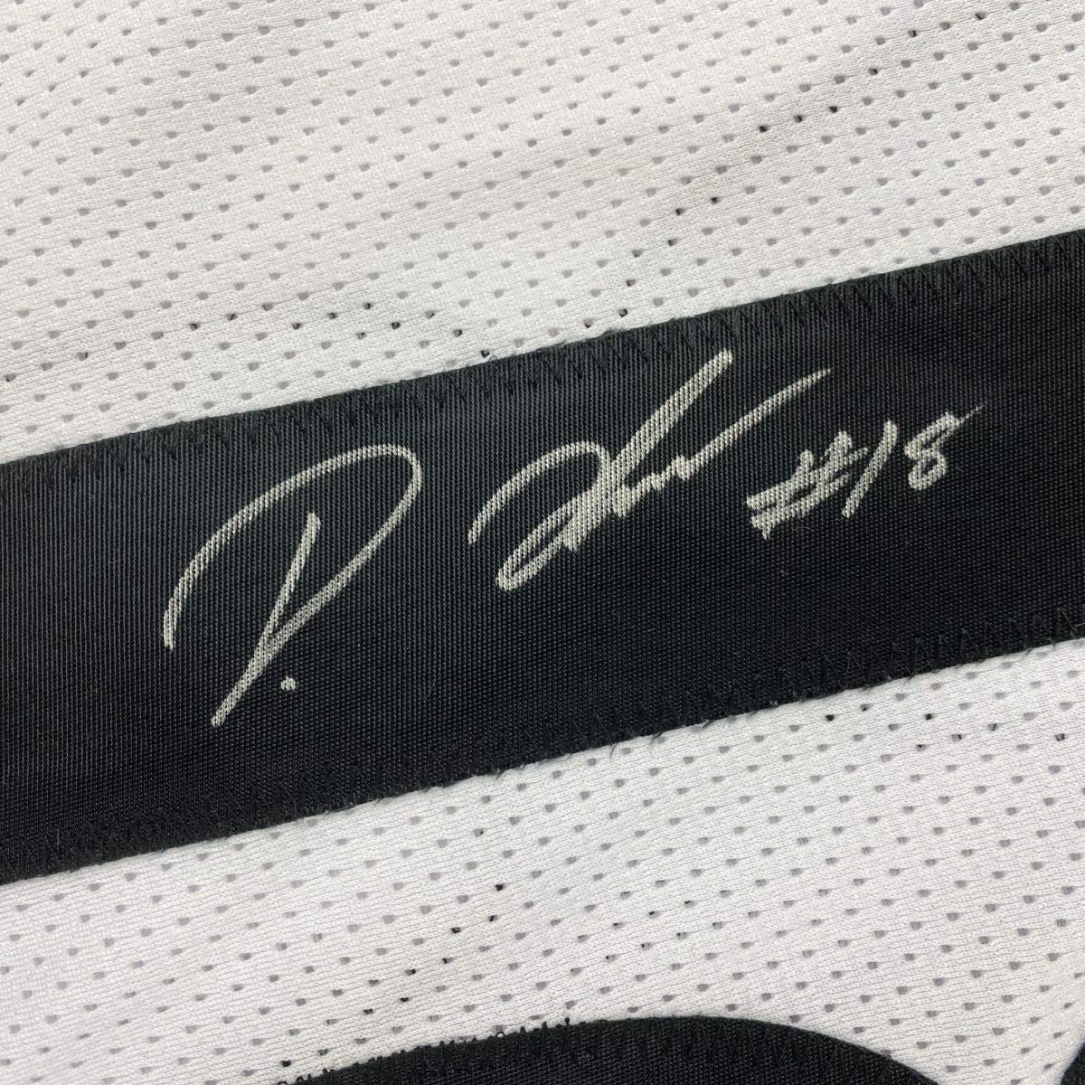 Autographed/Signed Diontae Johnson Pittsburgh White Football Jersey JSA COA