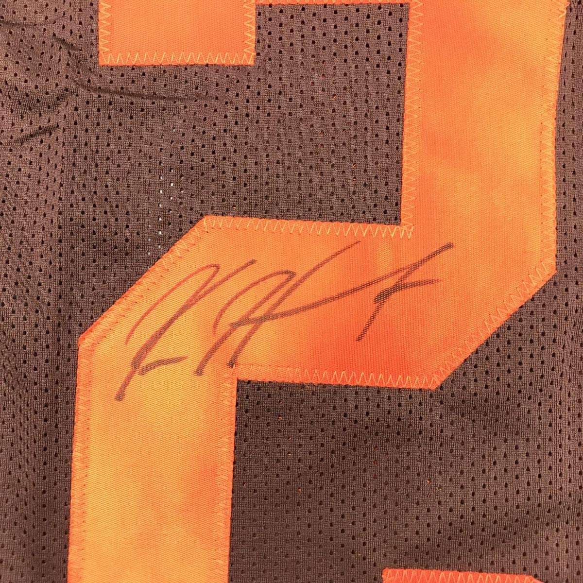 Autographed/Signed Kareem Hunt Cleveland Color Rush Football Jersey PSA/DNA COA