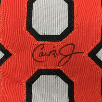 Autographed/Signed Cal Ripken Jr. Baltimore Grey Baseball Jersey JSA COA