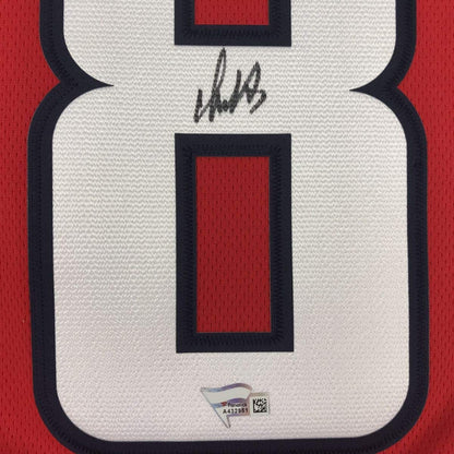 Autographed/Signed Alexander Alex Ovechkin Washington Capitals Red Hockey Jersey Fanatics COA