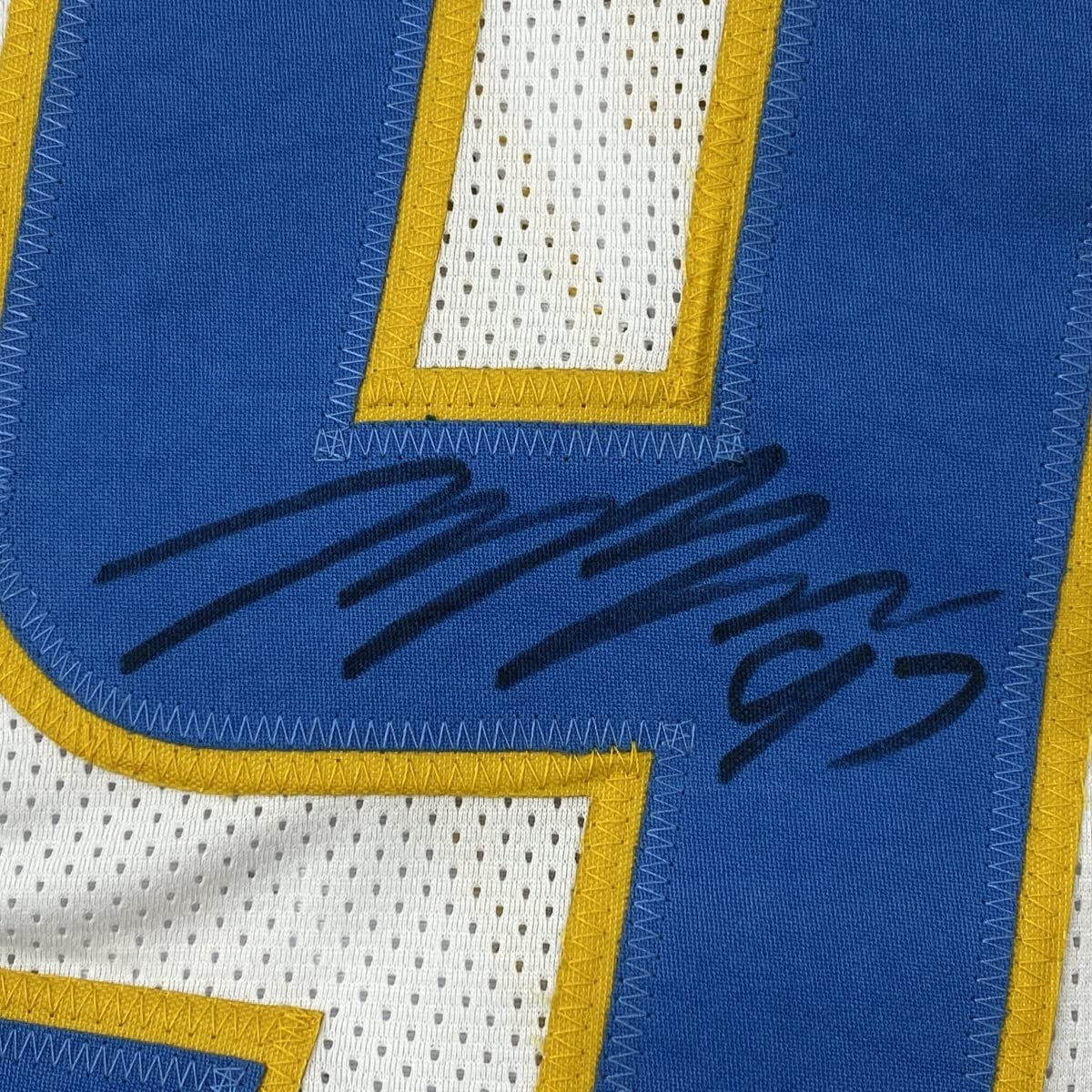 Autographed/Signed Joey Bosa #97 Los Angeles LA White Football Jersey JSA COA