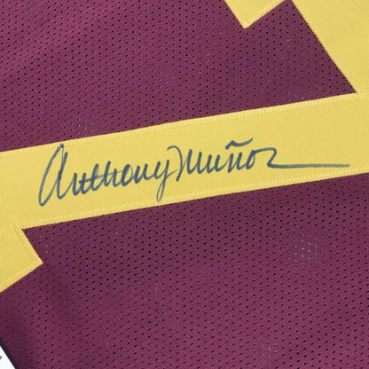 Autographed/Signed Anthony Munoz USC Maroon College Football Jersey JSA COA