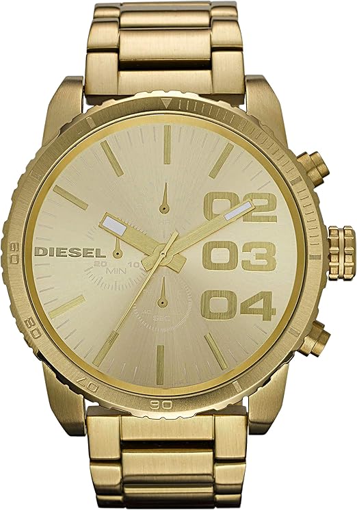 Diesel Men's DZ4268 Double Down Gold Watch