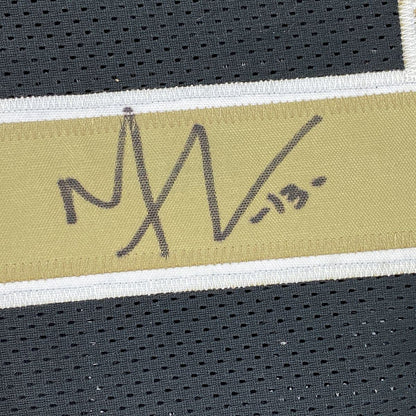 Autographed/Signed Michael Thomas New Orleans Black Football Jersey Beckett BAS COA