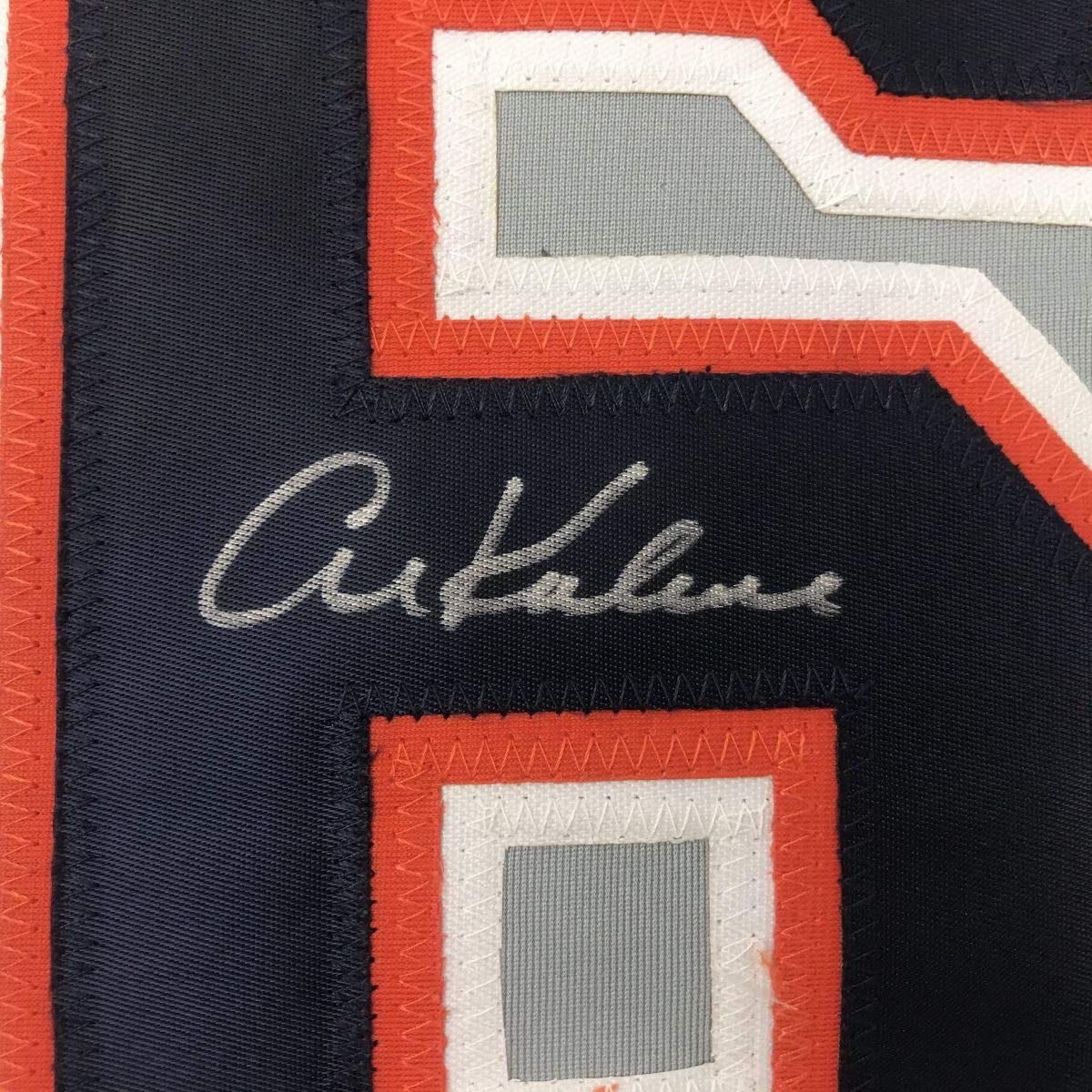 Autographed/Signed Al Kaline Detroit Grey Baseball Jersey JSA COA