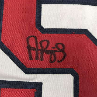 Autographed/Signed Albert Pujols Los Angeles White Baseball Jersey Beckett BAS COA