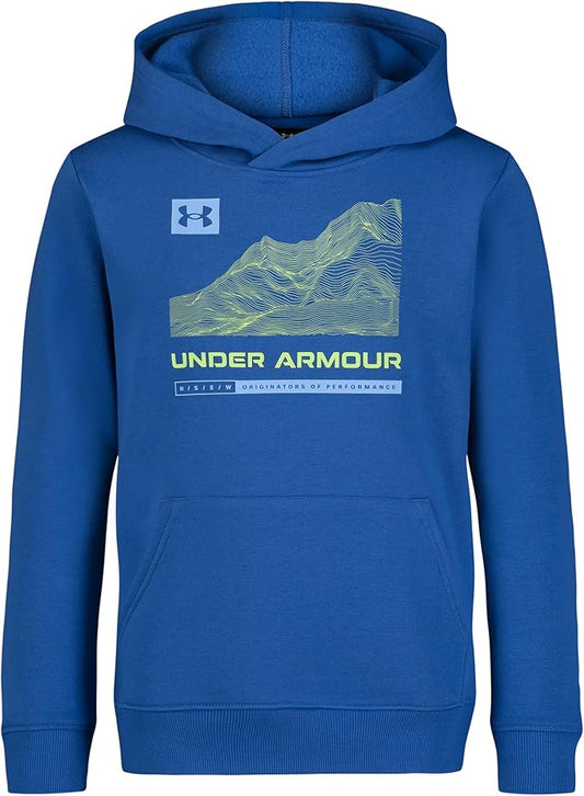 Under Armour Boys' Outdoor Hoodie, Large Front Pocket, Quick-Drying & Lightweight