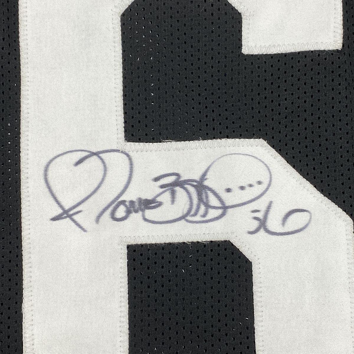 Autographed/Signed Jerome Bettis Pittsburgh Black Retro Football Jersey JSA COA