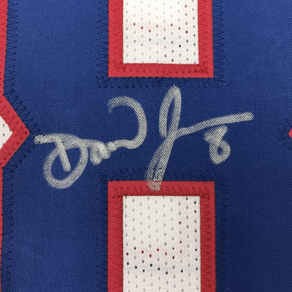 Autographed/Signed Daniel Jones New York Color Rush Football Jersey JSA COA