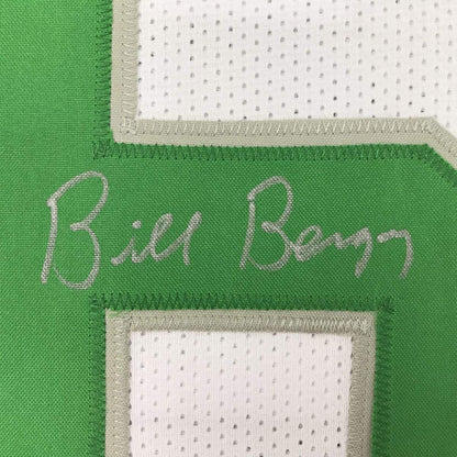 Autographed/Signed Bill Bergey Philadelphia White Football Jersey JSA COA