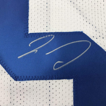 Autographed/Signed Jaylon Smith Dallas White Football Jersey PSA/DNA COA