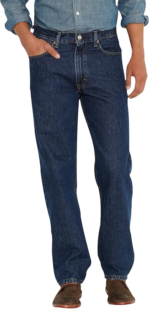 Levi's Men's 550 Relaxed Fit Jeans Dark Stonewash 34x31