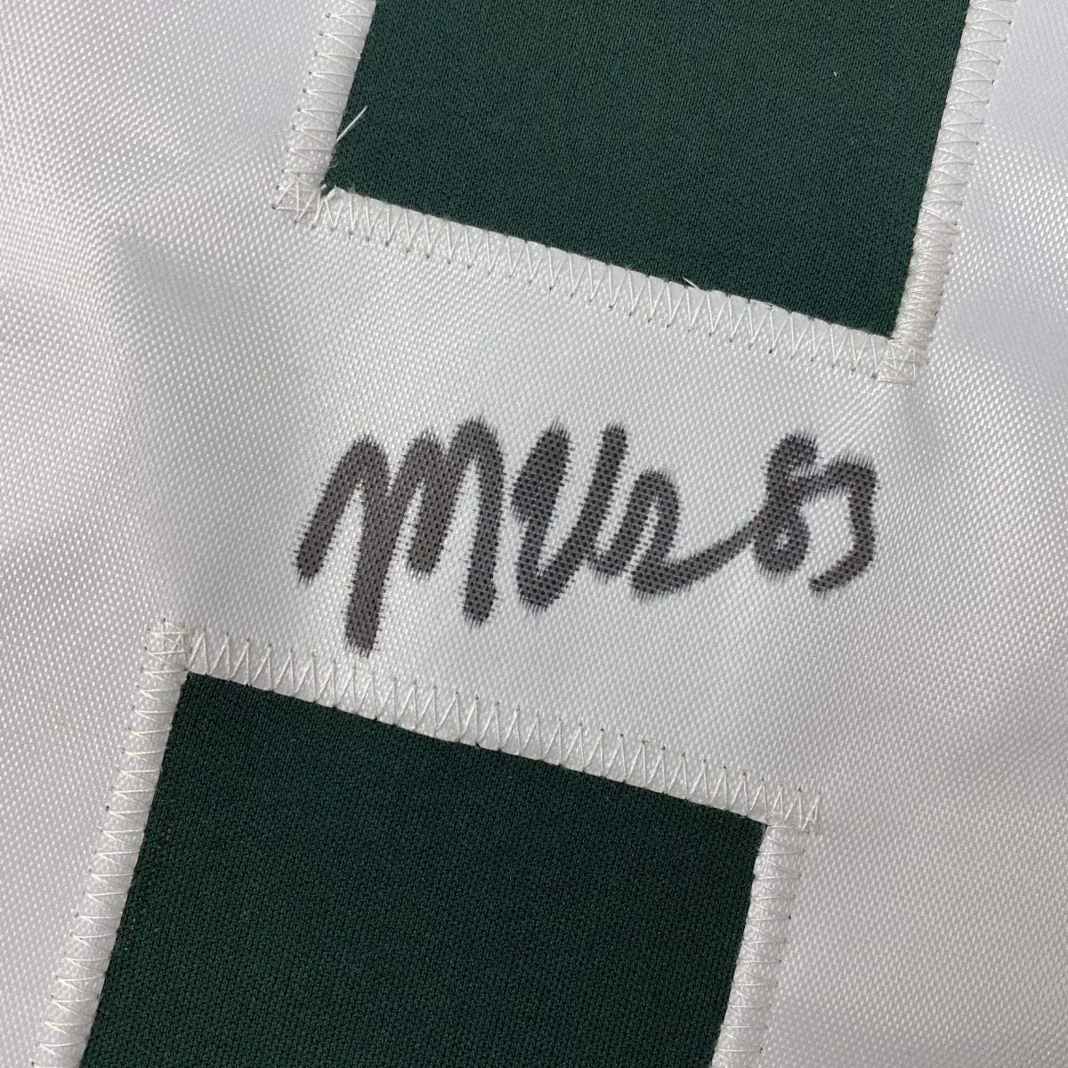Autographed/Signed Marquez Valdes-Scantling Green Bay Green Football Jersey JSA COA
