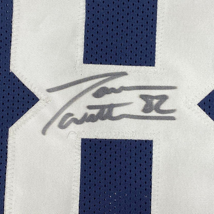 Framed Autographed/Signed Jason Witten 35x39 Dallas Thanksgiving Day Football Jersey Beckett BAS COA