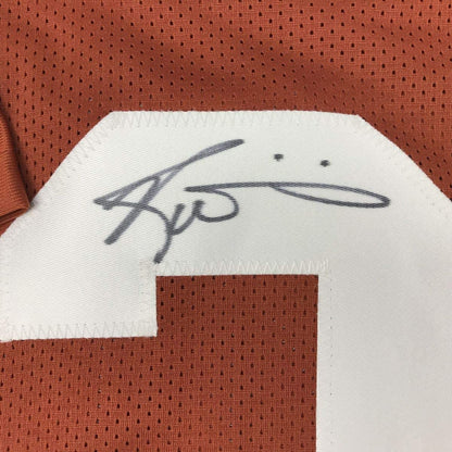 Autographed/Signed Ricky Williams Texas Orange College Football Jersey JSA COA