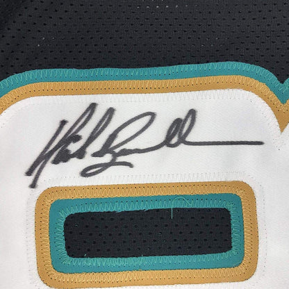 Autographed/Signed Mark Brunell Jacksonville Black Football Jersey JSA COA