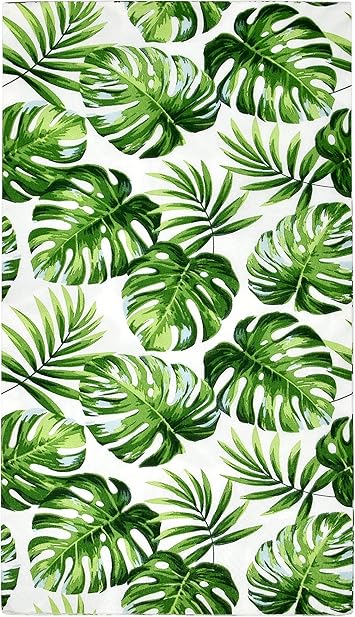 100 Tropical Palm Leaf Guest Napkins 3 Ply Disposable Paper Hawaiian Luau Green Leaves Dinner Hand Napkin for Bathroom Powder Room Wedding Holiday Jungle Birthday Party Baby Shower Decorative Towel