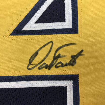 Autographed/Signed Dan Fouts San Diego Dark Blue Football Jersey JSA COA